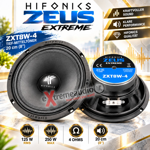 Hifonics zxt8w altoparlante - hifonics, zxt8w-4